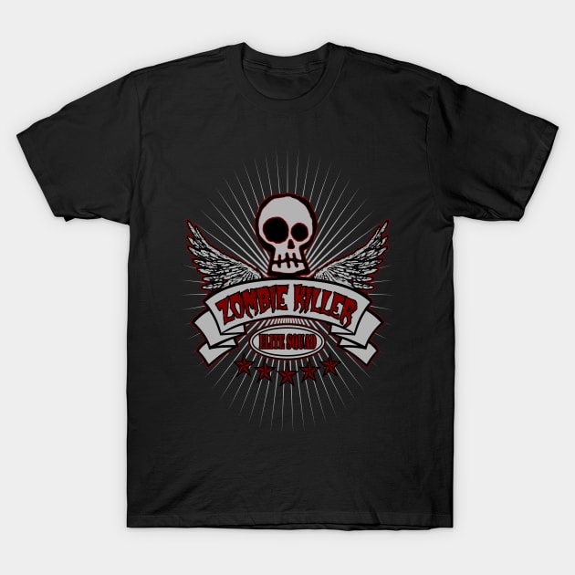 Zombie Killer Elite Squad T-Shirt by DavesTees